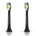 Philips Sonicare HX6062/94 2 Piece Diamond Clean Standard Brush Heads, Black
