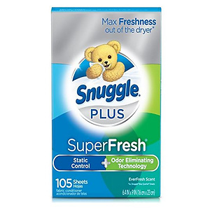 Snuggle Plus Super Fresh Fabric Softener Dryer Sheets
