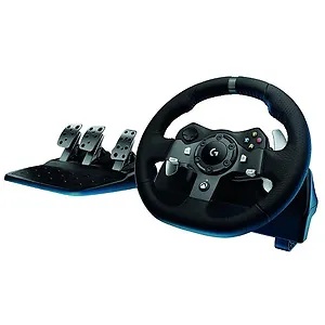 Logitech G920 Dual-motor Racing Wheel with Responsive Pedals