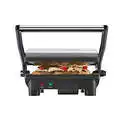 Chefman Panini Press Grill, and Gourmet Sandwich Maker Non-Stick Coated Plates, Opens 180 Degrees to Fit Any Type or Size of Food, Stainless Steel Surface and Removable Drip Tray - RJ02-180