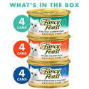 Purina Fancy Feast Classic Seafood Feast Collection Cat Food - (2 packs of 12) 3 oz. Cans