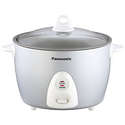 Panasonic SR-G10FGL (5-Cup Uncooked) Heavy Duty Automatic Rice Cooker with Steaming Basket, Silver