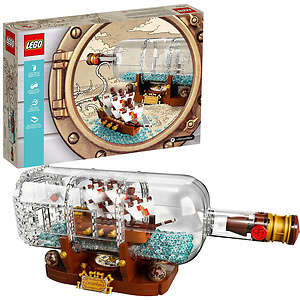LEGO Ideas Ship in a Bottle 21313 Expert Building Kit