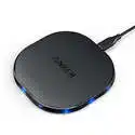Anker PowerPort Wireless 10, Anker Qi-Certified Wireless Charging Pad for iPhone 8/8 Plus, iPhone X, Samsung Galaxy S9/S9+, and Other Devices, Provides Fast-Charging for Galaxy S8/S8+/S7/S7