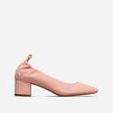 Everlane The Day Heel - Pink Suede
