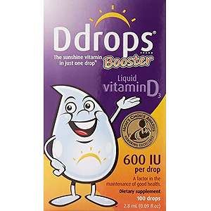 Ddrops 加强型宝宝维生素D 滴剂100滴