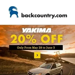 Backcountry: 20% OFF Yakima Items