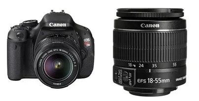 Canon T3i SLR Camera w/ 18-55mm & 55-250mm Lens + Canon Pro-100 Printer