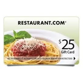 Restaurant.com: $25 Restaurant Gift Certificates for $4