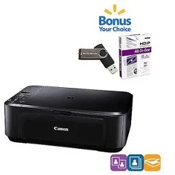Canon PIXMA MG2120 Inkjet Photo All-In-One Printer + Free Bonus Bundle