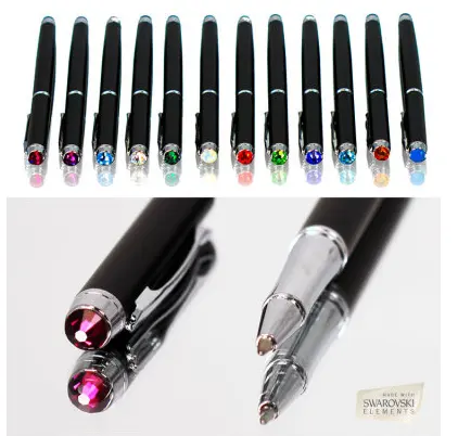 Swarovski Elements Birthstone 2-in-1 Stylus and Pen