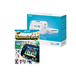 Nintendo Wii U Console Basic Set and Free Nintendo Land Game 