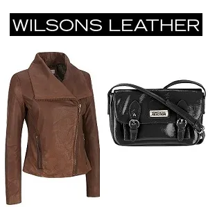 Wilsons Leather: 25% OFF Designer Jackets and Handbags