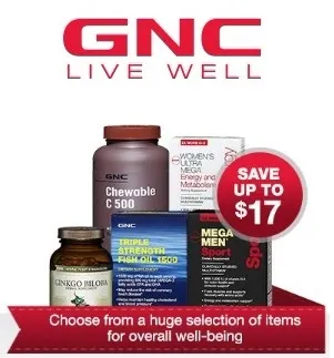GNC: 25% OFF Site Wide
