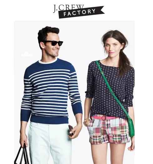 J.Crew Factory: Up To 65% OFF + Extra 25% OFF Sitewide