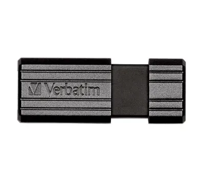 Verbatim Black Pinstripe 64GB Flash Drive