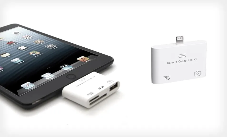 Groupon: Aduro Lightning Camera Connection Kit for iPad