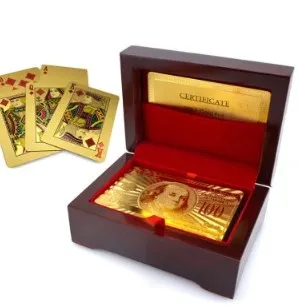 24Kt Gold-Plated Playing Cards