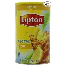 Lipton Iced Tea Natural Lemon Flavor, 2 Pack