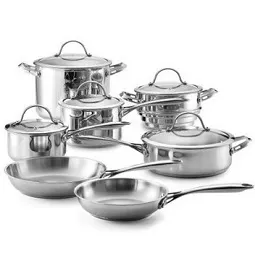 Cooks Standard Stainless Steel 12-Piece Cookware Set