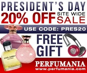 Perfumania: 20% Off Site Wide President's Day Weekend Sale