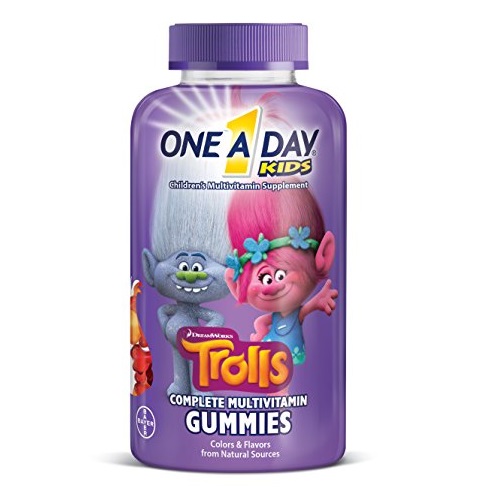 One A Day Kids Trolls Multivitamin Gummies, 180 Count