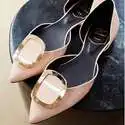 Roger Vivier 精选美鞋热卖 经典方扣chips、小方跟多色码全 