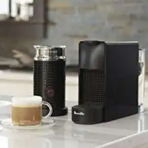 史低价：Nespresso Essenza 迷你胶囊咖啡机+奶泡机套装 黑色 $119.99 (原价$199.99)