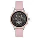 Michael Kors Access Womens Runway Touchscreen Smartwatch Stainless Steel Leather watch, Pink, MKT5055 $198.50，free shipping