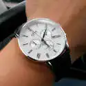 EDOX Men's Les Vauberts Chronograph Watch 10408-3A-AR