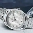 比黑五低：OMEGA 海马系列镶钻机械奢华女表 