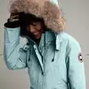 Canada Goose 经典Trillium中长款羽绒服 