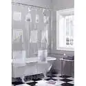 Maytex Quick Dry Mesh Pockets Waterproof PEVA Shower Curtain