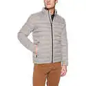 Tommy Hilfiger Men's Ultra Loft Packable Puffer Jacket, heather cement, Large