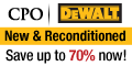 CPO Dewalt Outlet Store Coupons