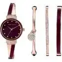 Anne Klein 安妮克莱恩 AK/2716RBST 施华洛世奇水晶女表套装