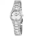 好价！Tissot 天梭 T-Round 系列 银白色女士气质腕表 T096.009.11.116.00