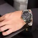 Citizen 西铁城 AR 系列 银黑男士光动能腕表 AW1588-57E