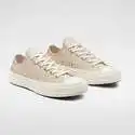 Converse 匡威 米色彩虹条厚底低帮鞋