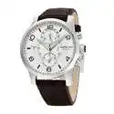 4.1折！好价！Montblanc 万宝龙 Timewalker 系列 银棕色计时码男士经典腕表 109134