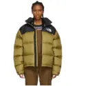 The North Face 1996 黑绿羽绒服