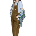 Carhartt Work In Progress 棕色男士背带裤