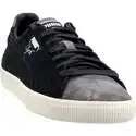 Puma 彪马 Clyde Frosted 黑色绒面运动鞋