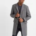 Club Monaco 男士直筒毛呢大衣
