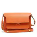 MARNI Trunk 中号橙色风琴包