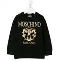 MOSCHINO KIDS logo印花童款卫衣