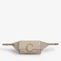 Chloé C 鳄鱼压纹皮革腰包