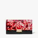 Michael Kors Cece 真皮涂鸦印花钱包 七夕限定