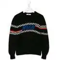 MSGM KIDS logo图案童款针织毛衣