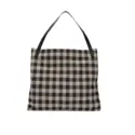 Mansur Gavriel 黑白格纹手提包